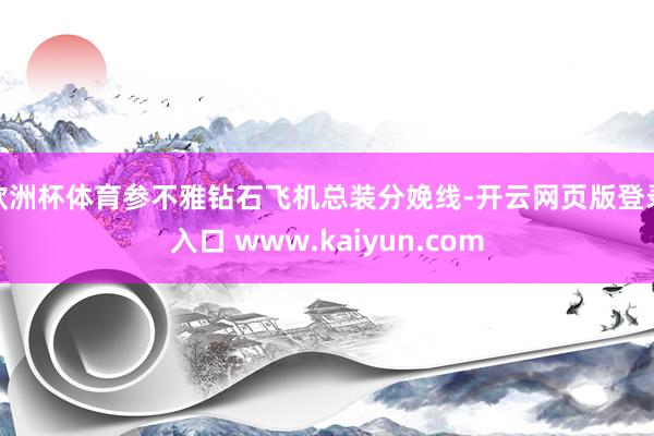 欧洲杯体育参不雅钻石飞机总装分娩线-开云网页版登录入口 www.kaiyun.com