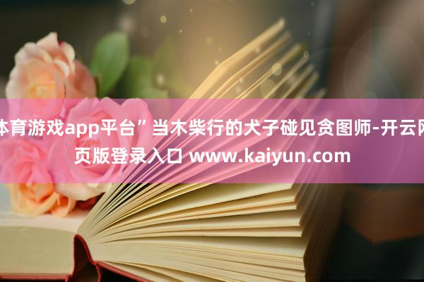 体育游戏app平台”当木柴行的犬子碰见贪图师-开云网页版登录入口 www.kaiyun.com