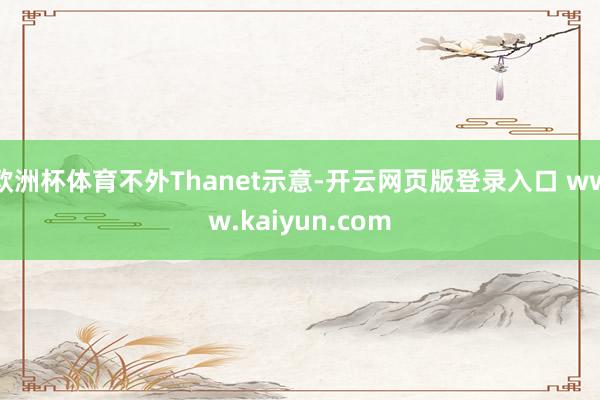 欧洲杯体育不外Thanet示意-开云网页版登录入口 www.kaiyun.com